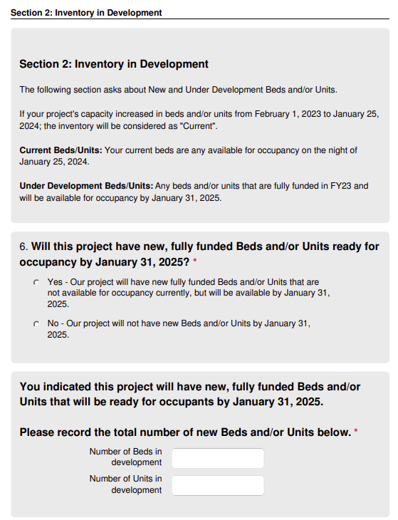 2024 Housing Inventory Count Workflow Helpdesk Homeless Management
